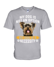 Yorkshire Terrier-Necessity V-Neck T-Shirt tile