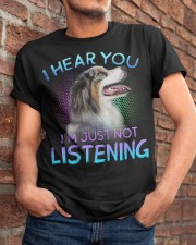 Australian Shepherd-I Hear You 02 Classic T-Shirt apparel-classic-tshirt-lifestyle-26