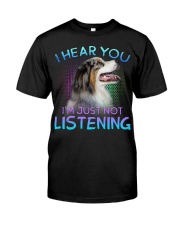 Australian Shepherd-I Hear You 02 Classic T-Shirt front