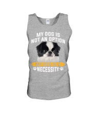 Japanese Chin-Necessity Unisex Tank tile