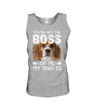 Beagle-The Boss Unisex Tank tile