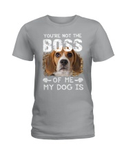 Beagle-The Boss Ladies T-Shirt tile