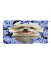 Maltese-Blue Mask Cloth face mask front