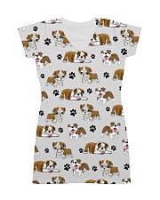 English Bulldog - Paw All-over Dress thumbnail