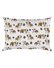 English Bulldog - Paw Rectangular Pillowcase thumbnail