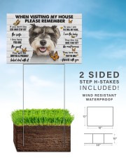 Miniature Schnauzer-Please 18x12 Yard Sign aos-yard-sign-18x12-lifestyle-front-26