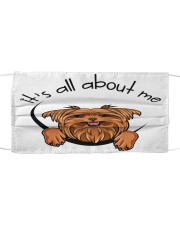 Yorkshire terrier-All About Me Cloth face mask front