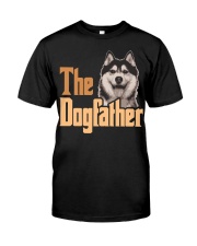 Husky-The Dogfather Classic T-Shirt front