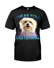 Maltese-I Hear You Classic T-Shirt front
