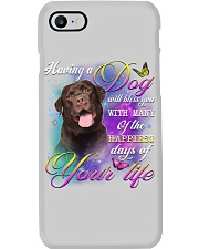 Labrador-Chocolate-Bless You Phone Case tile