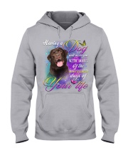 Labrador-Chocolate-Bless You Hooded Sweatshirt tile