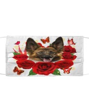 German Shepherd-Face Mask-Rose Cloth face mask front