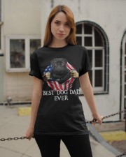 Pug-Black-Dog Flag-Dad Classic T-Shirt apparel-classic-tshirt-lifestyle-19