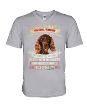 Irish Setter-02-Step Out V-Neck T-Shirt tile