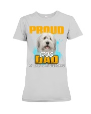Old English Sheepdog-Proud Dog Dad Premium Fit Ladies Tee tile