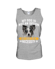 Blue Merle Collie-Necessity Unisex Tank tile