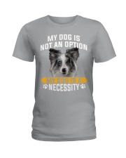 Blue Merle Collie-Necessity Ladies T-Shirt tile