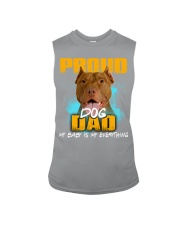 American Pit Bull Terrier-Proud Dog Dad Sleeveless Tee tile