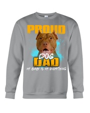 American Pit Bull Terrier-Proud Dog Dad Crewneck Sweatshirt tile