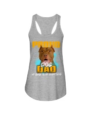 American Pit Bull Terrier-Proud Dog Dad Ladies Flowy Tank tile