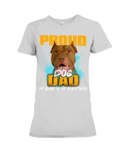 American Pit Bull Terrier-Proud Dog Dad Premium Fit Ladies Tee tile