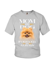 Pomeranian-Mom And Dog Youth T-Shirt tile