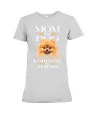 Pomeranian-Mom And Dog Premium Fit Ladies Tee tile