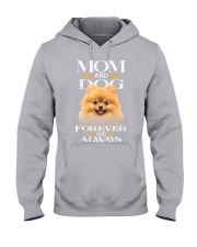 Pomeranian-Mom And Dog Hooded Sweatshirt tile