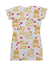 English Cocker Spaniel - Heart All-over Dress back