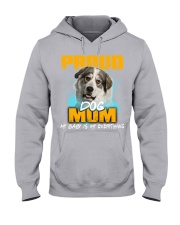Great Pyrenees-Proud Dog Mom Hooded Sweatshirt tile