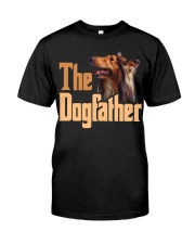 Rough Collie-02-The Dogfather-02 Classic T-Shirt front