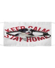 Border Collie-Mask-Stay Home Cloth face mask front