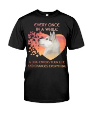 Husky-Enters Your Life Classic T-Shirt front