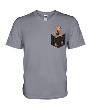 Welsh Terrier - Pocket V-Neck T-Shirt thumbnail