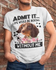 Dachshund--Admit It Classic T-Shirt apparel-classic-tshirt-lifestyle-26