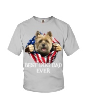 Cairn Terrier-Dog Flag-Dad Youth T-Shirt tile
