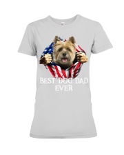 Cairn Terrier-Dog Flag-Dad Premium Fit Ladies Tee tile