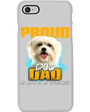Maltese-Proud Dog Dad Phone Case tile