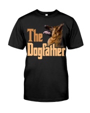 German Shepherd-The Dogfather-02 Classic T-Shirt front
