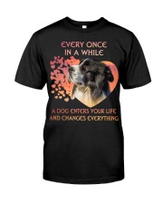 Border Collie-Enters Your Life Classic T-Shirt front