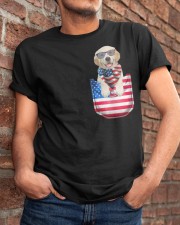Labrador-Flag Pocket Classic T-Shirt apparel-classic-tshirt-lifestyle-26