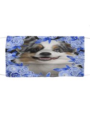 Australian Shepherd-02-Blue Mask Cloth face mask front