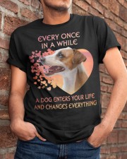 Jack Russell Terrier-Enters Your Life Classic T-Shirt apparel-classic-tshirt-lifestyle-26