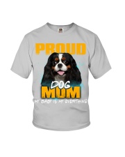 Cavalier King Charles Spaniel-Proud Dog Mom Youth T-Shirt tile