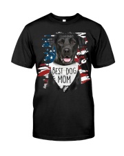 Labrador-Best Dog Mom Classic T-Shirt front