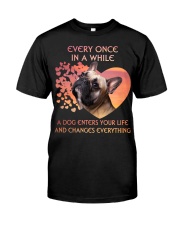 French Bulldog-02-Enters Your Life Classic T-Shirt front