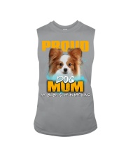 Papillon 2-Proud Dog Mom Sleeveless Tee tile