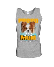 Papillon 2-Proud Dog Mom Unisex Tank tile