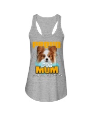 Papillon 2-Proud Dog Mom Ladies Flowy Tank tile