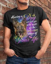 German Shepherd-Bless You Classic T-Shirt apparel-classic-tshirt-lifestyle-26